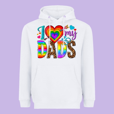 Heavyweight Hoodie i love my dads