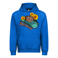 Cobalt howdy leopard tooled leather hat Urban Hoodie - AdoDesignShop