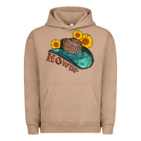 Pigment Burro howdy leopard tooled leather hat Urban Hoodie - AdoDesignShop