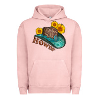 Pigment Salmon howdy leopard tooled leather hat Urban Hoodie - AdoDesignShop