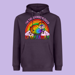I M The Rainbow Sheep Of My Family Pride Lgbtq Heavyweight Hoodie Designed By Texasbilliewilder