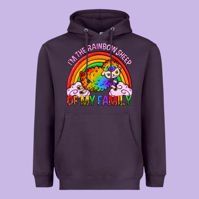 Heavyweight Hoodie i m the rainbow sheep of my family pride lgbtq