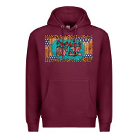 Burgundy american babe Premium Hoodie - Artiststas