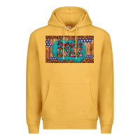 Mustard american babe Premium Hoodie - Artiststas