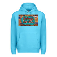 Ocean Blue american babe Premium Hoodie - Artiststas
