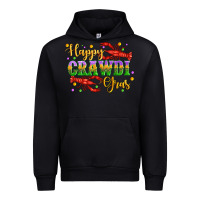 Black happy crawdi gras with crawfish Urban Hoodie - Artiststas