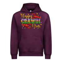Mauve Wine happy crawdi gras with crawfish Urban Hoodie - Artiststas