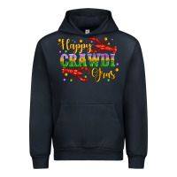 Navy happy crawdi gras with crawfish Urban Hoodie - Artiststas