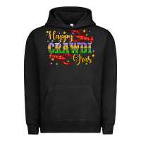 Pigment Black happy crawdi gras with crawfish Urban Hoodie - Artiststas