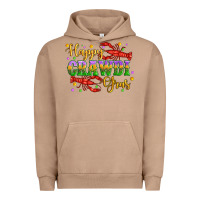 Pigment Burro happy crawdi gras with crawfish Urban Hoodie - Artiststas