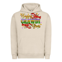Pigment French Oak happy crawdi gras with crawfish Urban Hoodie - Artiststas