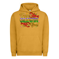 Pigment Peanut Butter happy crawdi gras with crawfish Urban Hoodie - Artiststas