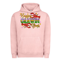 Pigment Salmon happy crawdi gras with crawfish Urban Hoodie - Artiststas