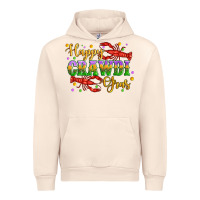 Sandshell happy crawdi gras with crawfish Urban Hoodie - Artiststas