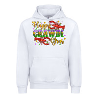 White happy crawdi gras with crawfish Urban Hoodie - Artiststas