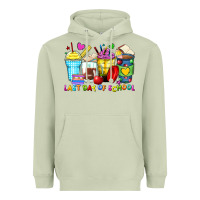 Matcha last day of school coffee cups Heavyweight Hoodie - Zillion Design Studio