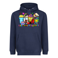 Navy last day of school coffee cups Heavyweight Hoodie - Zillion Design Studio