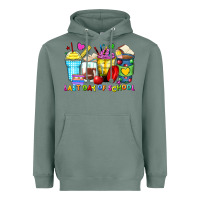 Sage last day of school coffee cups Heavyweight Hoodie - Zillion Design Studio
