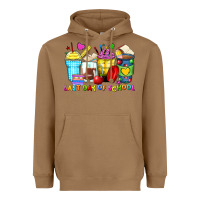 Last Day Of School Coffee Cups Heavyweight Hoodie | Teevron
