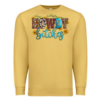 Antique Gold howdy bitches Premium Sweatshirt - Zillion Design Studio