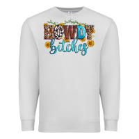 Dove Grey howdy bitches Premium Sweatshirt - Zillion Design Studio