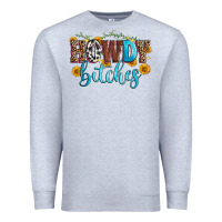 Heather Grey howdy bitches Premium Sweatshirt - Zillion Design Studio