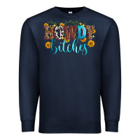 Navy howdy bitches Premium Sweatshirt - Zillion Design Studio
