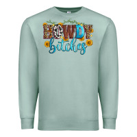 Seafoam howdy bitches Premium Sweatshirt - Zillion Design Studio