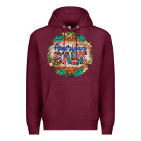 Burgundy american babe Premium Hoodie - Artiststas