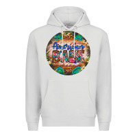 Dove Grey american babe Premium Hoodie - Artiststas