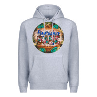 Heather Grey american babe Premium Hoodie - Artiststas