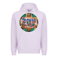 Lilac american babe Premium Hoodie - Artiststas