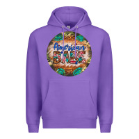 Purple american babe Premium Hoodie - Artiststas