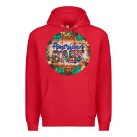 Red american babe Premium Hoodie - Artiststas