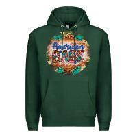 Sports Green american babe Premium Hoodie - Artiststas