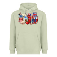 Matcha 4th of july teacher coffee cups Heavyweight Hoodie - Zillion Design Studio