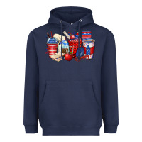4th Of July Teacher Coffee Cups Heavyweight Hoodie | Teevron