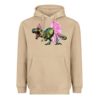 Mushroom Balerina T-Rex Dinosaur With Tutu Heavyweight Hoodie - RanaPortraitStore