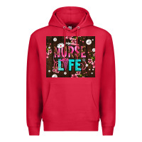 Cardinal nurse life with pearls Premium Hoodie - AdoDesignShop