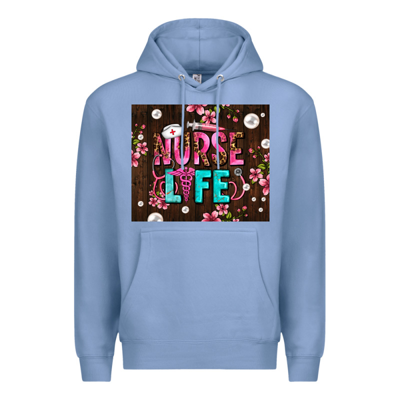 Nurse Life With Pearls Premium Hoodie by AdoDesignShop | Teevron