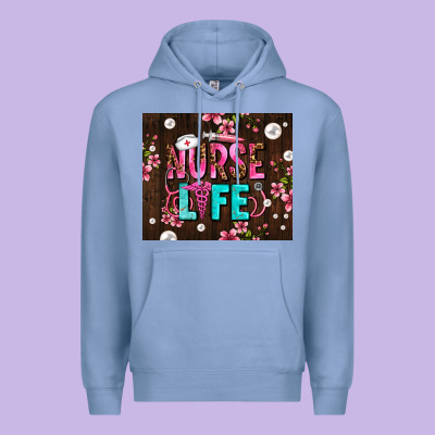 Nurse Life With Pearls Premium Hoodie Designed By Adodesignshop