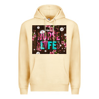 Pina Colada nurse life with pearls Premium Hoodie - AdoDesignShop