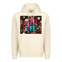Sandshell nurse life with pearls Premium Hoodie - AdoDesignShop
