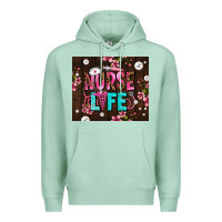 Seafoam nurse life with pearls Premium Hoodie - AdoDesignShop