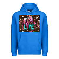 True Royal nurse life with pearls Premium Hoodie - AdoDesignShop
