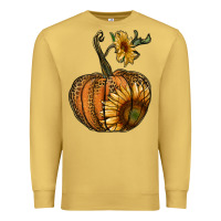 Antique Gold pumpkin with sunflower Premium Sweatshirt - RanaPortraitStore