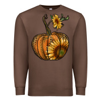 Chestnut pumpkin with sunflower Premium Sweatshirt - RanaPortraitStore