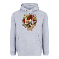 Heather Grey Be Afraid&Do It Anyway Heavyweight Hoodie - RanaPortraitStore
