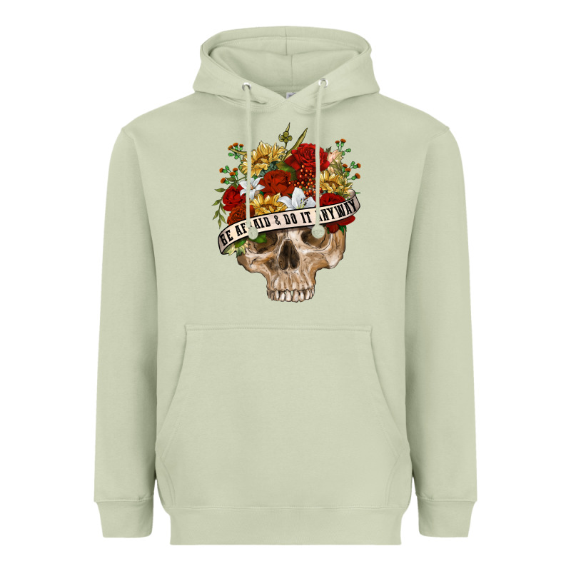 Be Afraid&do It Anyway Heavyweight Hoodie by RanaPortraitStore | Teevron