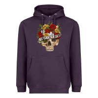 Plum Be Afraid&Do It Anyway Heavyweight Hoodie - RanaPortraitStore